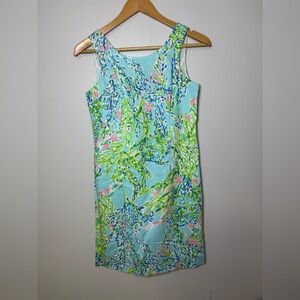 Lilly Pulitzer Women’s Shift Cathy Dress Blue Heaven Size 00